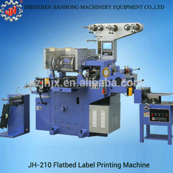 JH-210小さな印刷プレス用販売フラットベッド粘着ラベル印刷機械製中国メーカー-グラビア印刷の印字機問屋・仕入れ・卸・卸売り