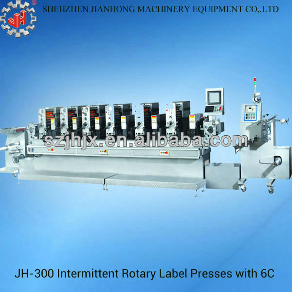 JH-300mm 2014新製品ロータリー活版商標粘着ステッカーラベル印刷機械中国メーカー深セン-グラビア印刷の印字機問屋・仕入れ・卸・卸売り