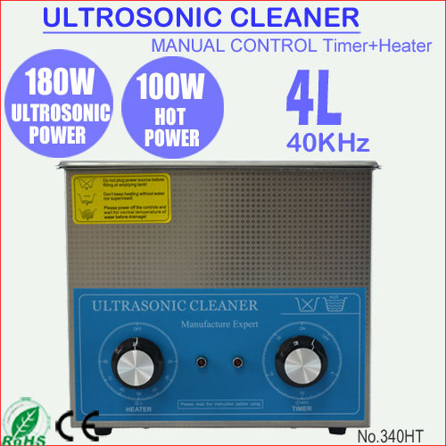 340HT 4lステンレス鋼マニュアル超音波部品クリーナーでヒーター-産業超音波洗剤問屋・仕入れ・卸・卸売り