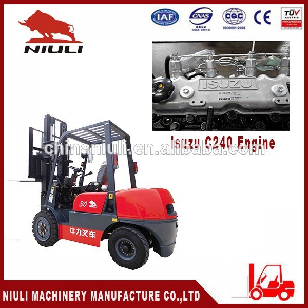 Niuli 3.0 tいすゞエンジンフォークリフトキャリー3000キログラム-フォークリフト問屋・仕入れ・卸・卸売り